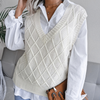 Gilet tricoté - débardeur chic pour femmes