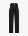 Jeans en denim pailleté taille haute pour femmes - style chic au quotidien