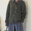 Cardigan en cachemire - pull avec détails de boutons pour femmes