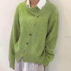 Cardigan en cachemire - pull avec détails de boutons pour femmes