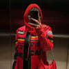 Hoodie balaclava - écharpe à capuche tricotée pour femmes élégantes