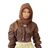 Hoodie balaclava - écharpe à capuche tricotée pour femmes élégantes