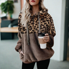 Hoodie en polaire pour femmes - sweat à motifs léopard tendance