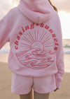 Hoodie - pull à capuche oversize pour femmes avec design d'onde tropicale