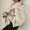 Hoodie zippé oversized - vêtement décontracté pour femmes