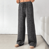 Pantalons de loisirs femme - lounge wear doux avec design évasé pour les journées décontractées