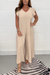 Robe maxi femme à manches volantes - élégance estivale pour les jardins