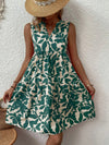 Robe d'été décontractée pour femmes à imprimé floral sans manches - pour vos sorties quotidiennes
