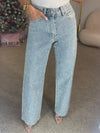Jeans bootcut & évasés pour femmes en denim bleu scintillant - pantalons décontractés chic pour toutes les occasions
