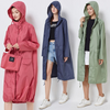 Imperméable - long manteau pour femmes avec capuche