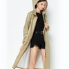 Imperméable long pour femmes - veste de pluie élégante
