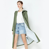 Imperméable long pour femmes - veste de pluie élégante