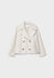 Blazer court pour femmes - veste chic à double boutonnage pour le bureau et les soirées