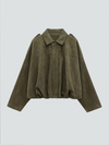 Veste oversize en suédine - un atout luxe pour vos sorties casuals