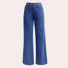 Jean baggy - jeans taille haute pour femmes tendance
