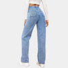 Jean baggy - jeans taille haute pour femmes tendance