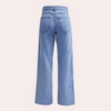 Jean baggy - jeans taille haute pour femmes tendance