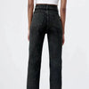 Jean droit taille haute - pantalons en denim tendance pour femmes