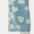 Jean large femme en denim bleu à fleurs