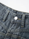 Jeans boyfriend larges - pantalons en denim bleu au style décontracté