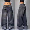 Jeans cargo - pantalons en denim baggy tendance pour femmes