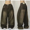 Jeans cargo - pantalons en denim baggy tendance pour femmes