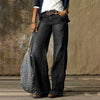 Jeans évasés - pantalons en denim taille haute pour femmes tendance