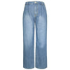 Jeans évasés pour femmes - denim bleu décontracté