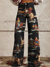 Jeans large - élégants pantalons en denim taille haute pour femmes