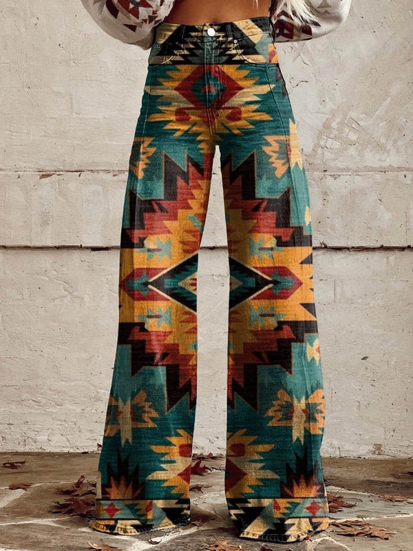 Jeans large - élégants pantalons en denim taille haute pour femmes