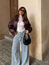 Jeans larges décontractés - pantalons en denim pour dames
