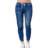 Pantalons en denim style jogger pour femmes - jeans décontractés et tendance