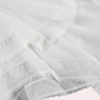 Jupe blanche à volants - élégante jupe en dentelle à niveaux
