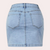 Jupe en denim - mini jupe bleu classique pour femmes