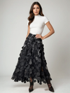 Jupe en tulle superposée - jupe midi élégante avec des points décoratifs