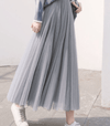 Jupe maxi en tulle - jupe élégante taille haute pour femmes