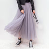 Jupe maxi en tulle - jupe féminine sophistiquée à couches