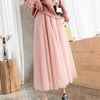 Jupe maxi en tulle - jupe féminine sophistiquée à couches
