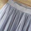 Jupe maxi en tulle - jupe féminine sophistiquée à couches