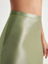 Jupe midi en satin - jupe élégante pour femmes