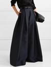 Jupe plissée taille haute - jupe maxi élégante pour femmes