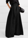 Jupe plissée taille haute - jupe maxi élégante pour femmes