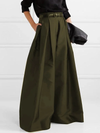 Jupe plissée taille haute - jupe maxi élégante pour femmes
