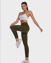 Legging de sport taille haute avec poches - pantalon tendance pour femmes