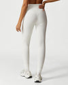 Leggings de sport à taille haute et côtelés - activewear féminin pour le fitness