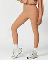 Leggings de sport à taille haute et côtelés - activewear féminin pour le fitness