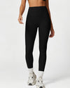 Leggings de sport à taille haute et côtelés - activewear féminin pour le fitness