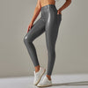 Leggings en cuir taille haute - pantalon ajusté tendance pour femmes