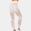 Leggings taille haute - activewear chic pour femmes avec détails en mesh
