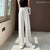 Pantalons larges femmes élégants pour le quotidien - tissu léger et respirant, style polyvalent